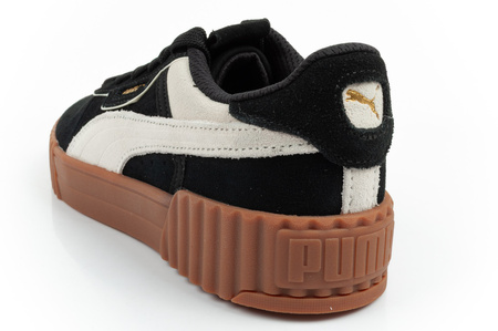 Puma Carina 3.0 Damen-Sneaker, Leder, Schwarz, Modisch