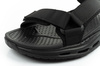 Lee Cooper Herren-Sandalen mit Klettverschluss für den Sommer, leicht, schwarz