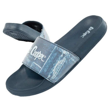 Lee Cooper Herren Sport-Slipper [LCW-25-42-3544M], blau.