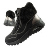 Skechers Kickoff Damen-Sneaker aus schwarzem Leder