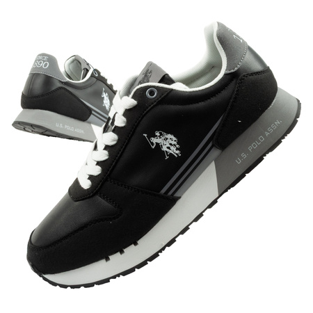 U.S. Polo Assn Sportschuhe Herren Sneakers modisch bequem Schwarz