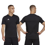 Herren T-Shirt Adidas Entrada 22 [HC0448] Sport T-Shirt, Baumwolle, schwarz.