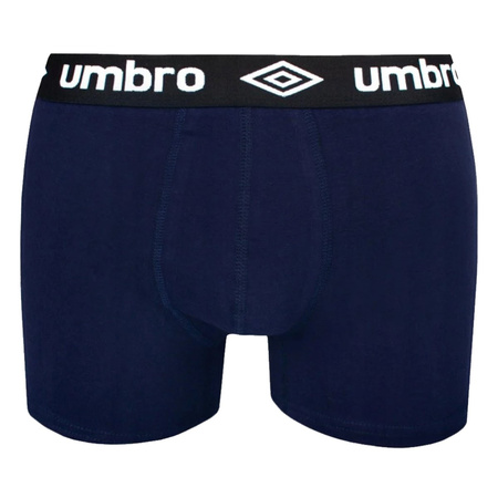 Umbro Herren-Boxershorts [UMUM0197 031] 2er-Pack, Marineblau.