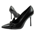 Karl Lagerfeld Sarabande Damenschuhe High Heels Naturleder schwarz [KL30919M 1M0]