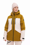 O'Neill Damen-Winterjacke für Snowboarden, GTX RECCO Ski, Pink und Braun