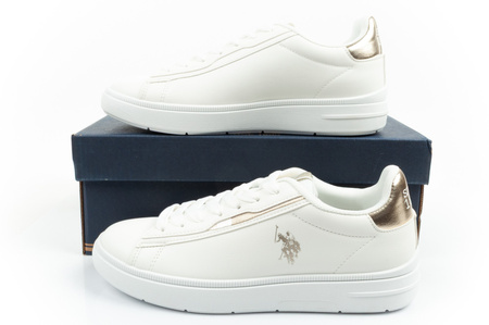 U.S. Polo Assn. Damen-Sneaker, modisch, bequem, weiß