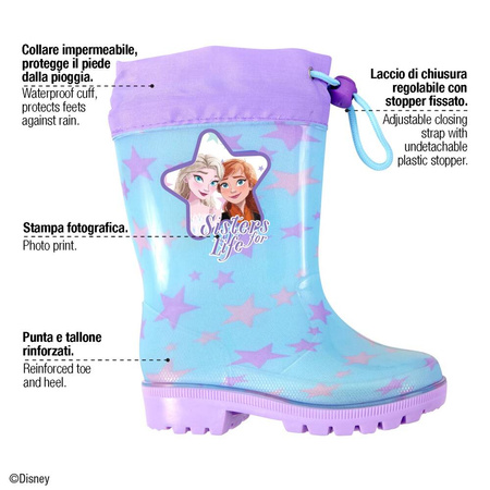 Perletti Frozen Kinder-Gummistiefel [98077], blau.