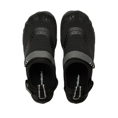 ProWater Herren-Wasserschuhe, schnelltrocknend und rutschfest, Schwarz und Grau