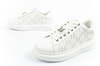 Karl Lagerfeld Kapri Herrenschuhe Sneakers Naturleder weiß [KL52563 01W]
