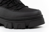Schwarze, gefütterte Winterstiefeletten für Damen von Lee Cooper mit Reißverschluss