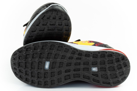 Leomil Kinder-Sportschuhe, leichte Pokémon-Sneaker mit Klettverschluss und LED-Beleuchtung, Schwarz