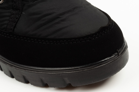 Progress Damen-Winterstiefel, Schwarz, Gefüttert, Lammfellfutter
