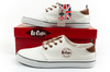 Lee Cooper Herren-Sneaker, modisches Weiß, bequem