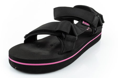 Lee Cooper Damen-Sandalen mit Klettverschluss für den Sommer – Leichte Strandsandalen