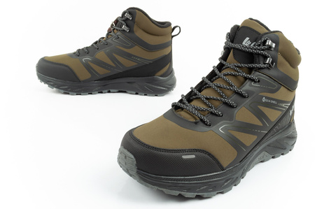 Lee Cooper Herren Winter-Wanderstiefel, isoliert, wasserdicht, grün