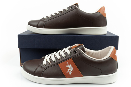 U.S. Polo Assn. Herren-Sneaker, modisch, braun, bequem