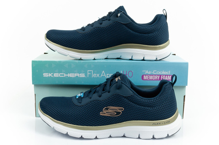 Skechers Flex Appeal 4.0 Brillant View Damen-Sportschuhe [149303/NVGD], blau.