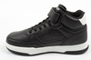 Levi's John SE Mid Kinder-Sneaker mit Klettverschluss in Schwarz