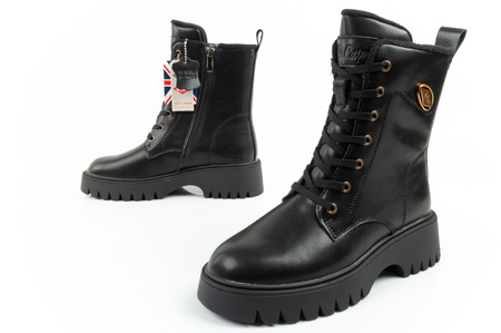 Lee Cooper Stiefel, Damen-Wanderstiefel, isolierte Chelsea-Boots aus Leder