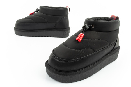 D.Franklin Damen Winterstiefel, modische, isolierte schwarze Stiefeletten