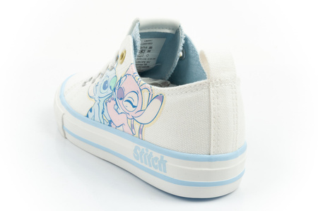 Leomil Kinder-Sportschuhe: Stitch Sneaker, bequem, leicht, weiß