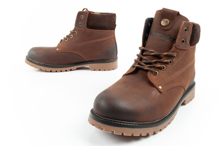 Wrangler Arch Herren Chelsea Boots, elegante Lederstiefelette, Dunkelbraun