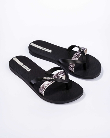 Ipanema Kirei Damen-Flip-Flops, modisch und bequem, Schwarz – perfekt für den Strand