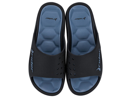Rider Bay XIV AD Herren-Sport-Flip-Flops, bequeme schwarze Flip-Flops