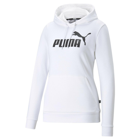 Puma Ess Logo Damen Hoodie [586791 02], Weiß.
