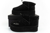 Karl Lagerfeld Thermo Damen Schneestiefel Stiefeletten mit Fell schwarz [KL48522W W0S]