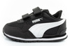 Puma ST Runner [384903 01] Kinder-Sportschuhe mit Klettverschluss, schwarz.