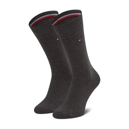 Tommy Hilfiger Herrensocken [100001496 201] 2 PACK, grau.