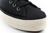 Converse Chuck Taylor Damen-Espadrille-Sneaker, modisch, schwarz, bequem