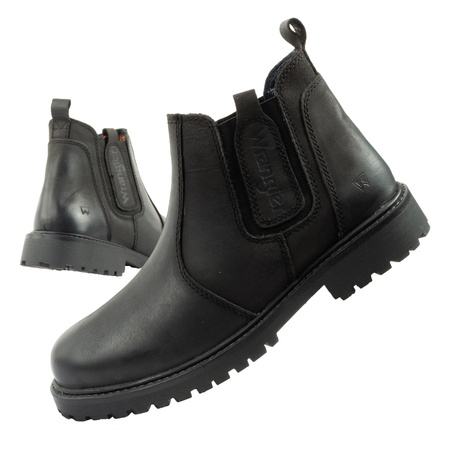 Wrangler Yuma Herren-Chelsea-Boots, elegante Leder-Slipper