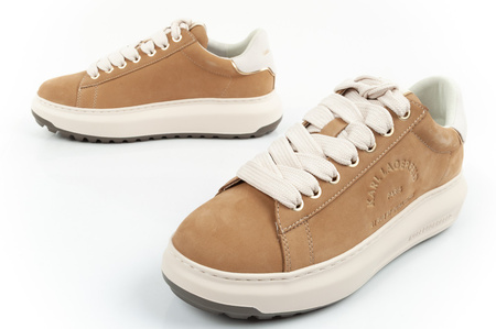 Karl Lagerfeld Maison Karl Lace Herrenschuhe Sneakers Naturleder [KL57537 288]