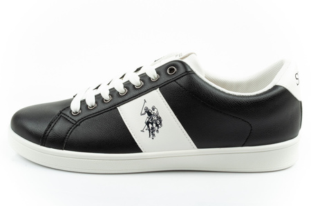 U.S. Polo Assn. Herren-Sneaker, modisch, schwarz, bequem