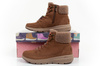 Skechers Glacial Ultra-Woodlands Damen Wintersportschuhe [16677/BRN], braun.