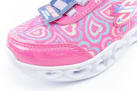 Skechers S Lights-Heart – Bequeme LED-Sportschuhe für Mädchen