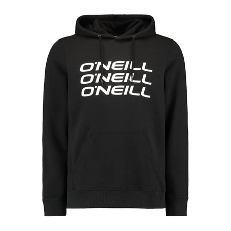 O'Neill Herren-Kapuzenpullover mit dreifachem Känguru-Motiv, Schwarz, Modisch