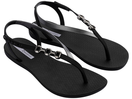 Ipanema Sandal Rio Damen-Flip-Flops, modisch und bequem, Schwarz