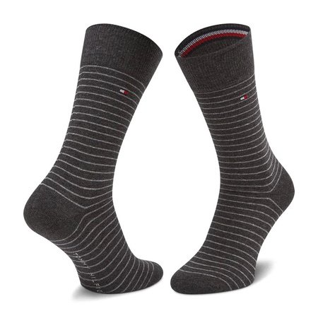 Tommy Hilfiger Herrensocken [100001496 201] 2 PACK, grau.