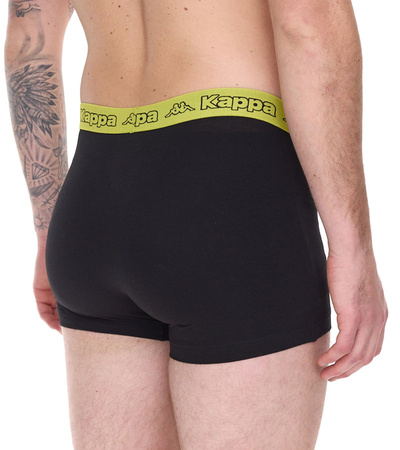 Kappa Herren Boxershorts [351K1JW ADO] 2er Pack, schwarz.