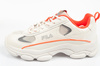 Fila Strada Lucid Damen-Sportschuhe [192.13212], Weiß, Orange.