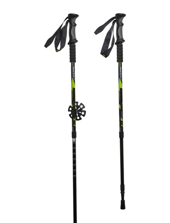 CMP Trekkingstöcke, Aluminium Nordic Walking Stöcke, Leichtgewicht, Grün