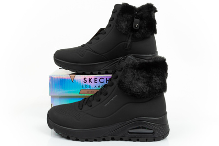 Skechers Uno Rugged Damen-Sportschuhe [167274/BBK], schwarz.