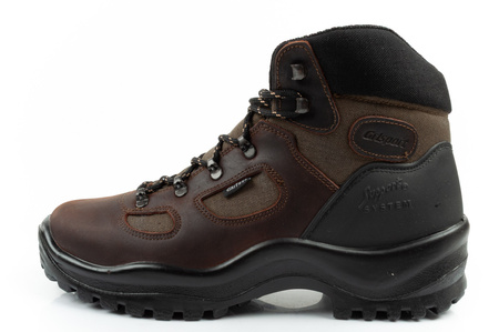 Grisport Herren-Wanderstiefel aus wasserdichtem Leder, Braun/Schwarz