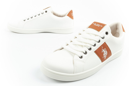 U.S. Polo Assn. Herren-Sneaker, modisch, weiß, bequem