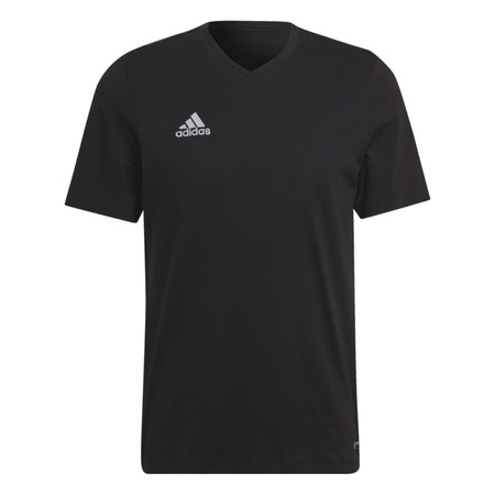 Herren T-Shirt Adidas Entrada 22 [HC0448] Sport T-Shirt, Baumwolle, schwarz.