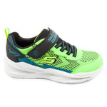 Skechers Meteor-Lights LED-Kindersneaker für Jungen mit Klettverschluss