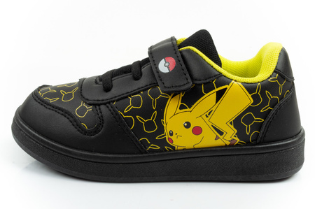 Leomil Kinder-Sportschuhe, leichte Pokémon-Sneaker mit Klettverschluss, Schwarz